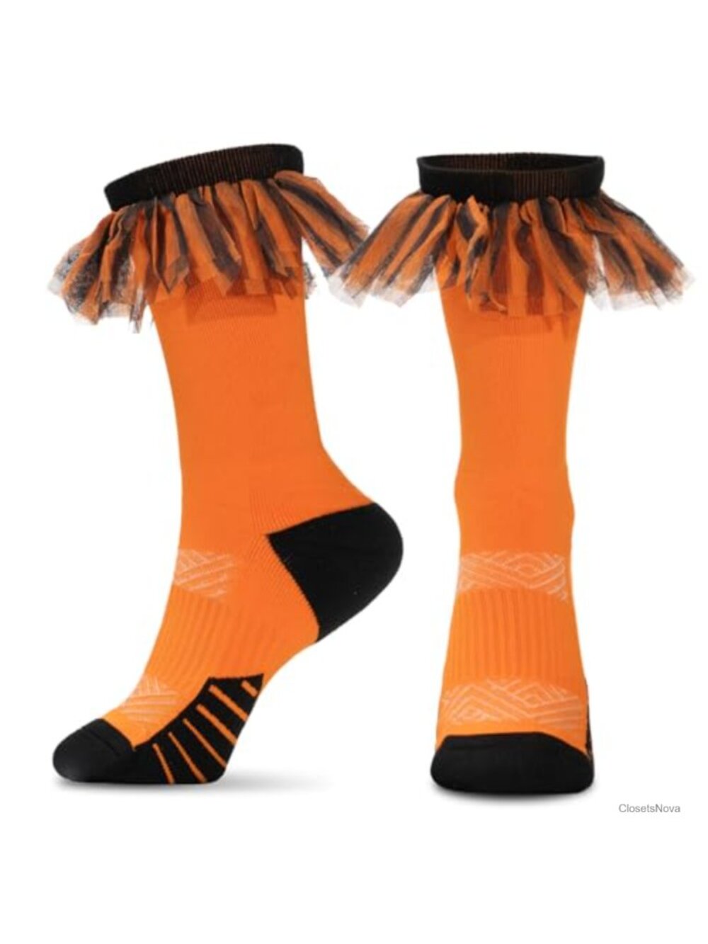 Halloween Tutu Running Socks Merino Wool Blend Cushioned Athletic